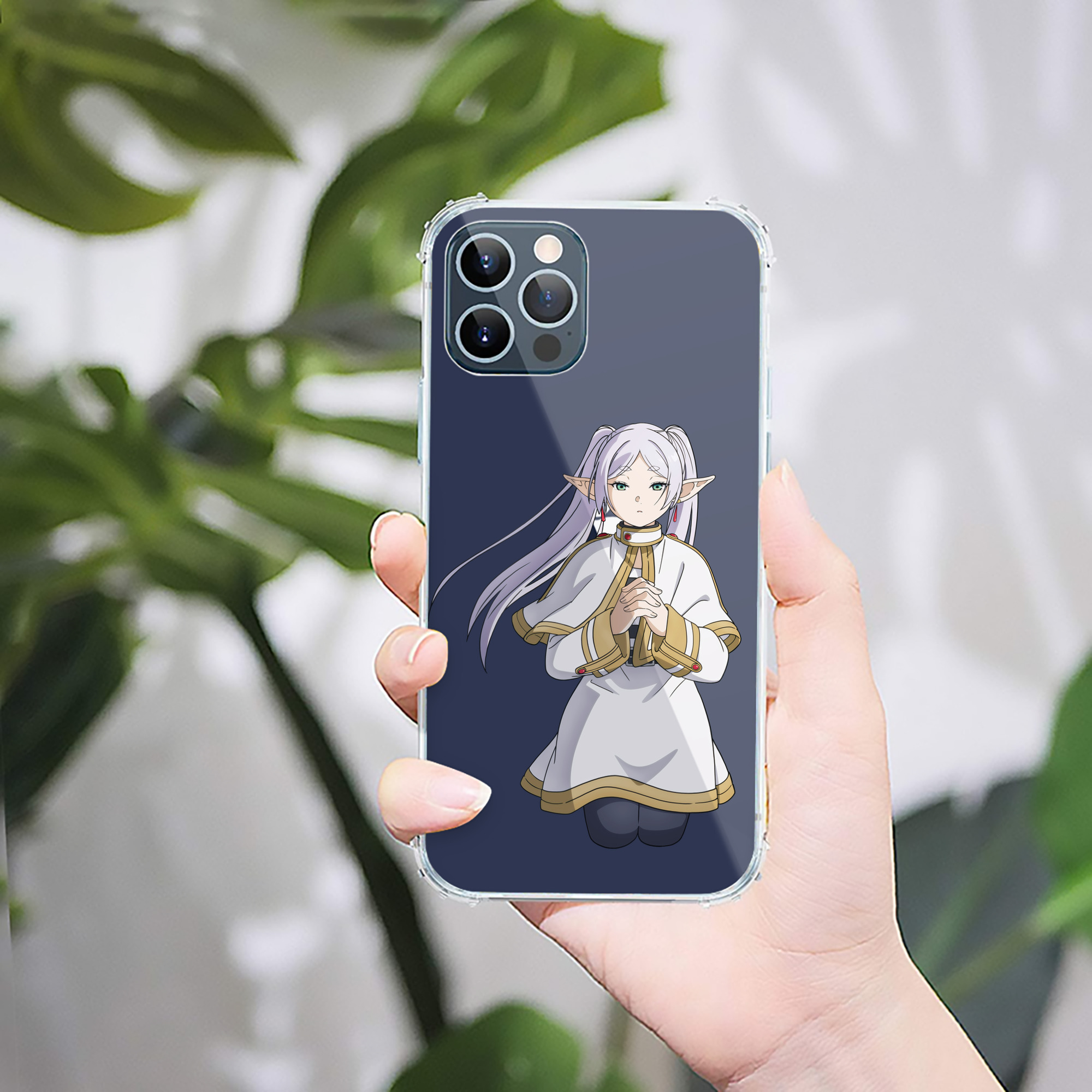（画像用） 葬送のフリーレン Frieren 【iPhone 12シリーズ対応】透明スマホケース（クリアソフトケース）